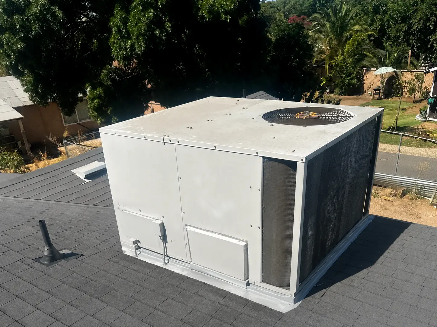Air conditioner running constantly and never shutting off at a home in Fresno, California