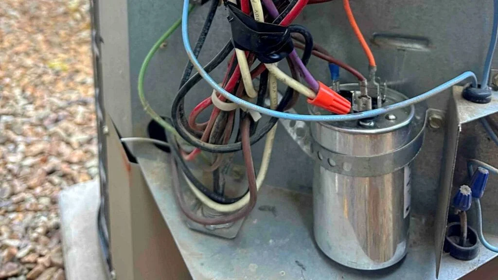 AC capacitor and contactor replacement in Fresno, California