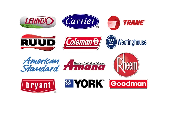 HVAC brands serviced by California Heating & AC Repair in Fresno, California
